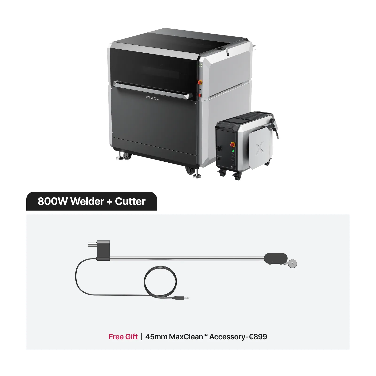 NOVO! xTool MetalFab laserski varilec 800W + CNC varilec