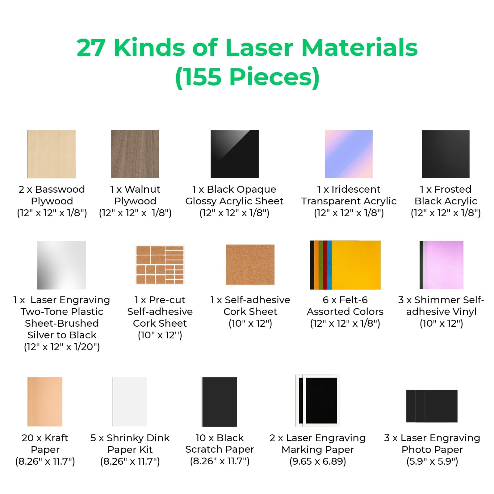 Komplet materialov za laser ultimate - Image 3