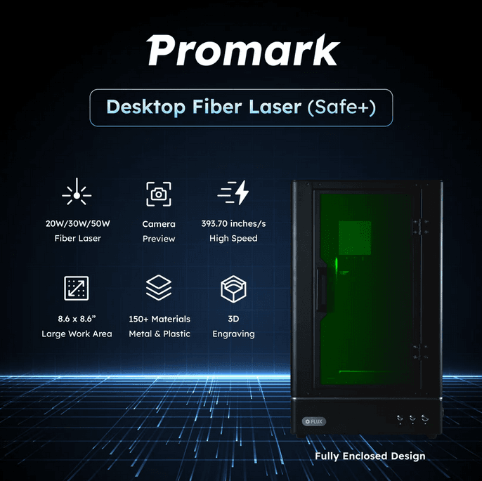 Flux namizni fiber laser Promark 20w (brez zaščite) - Image 7