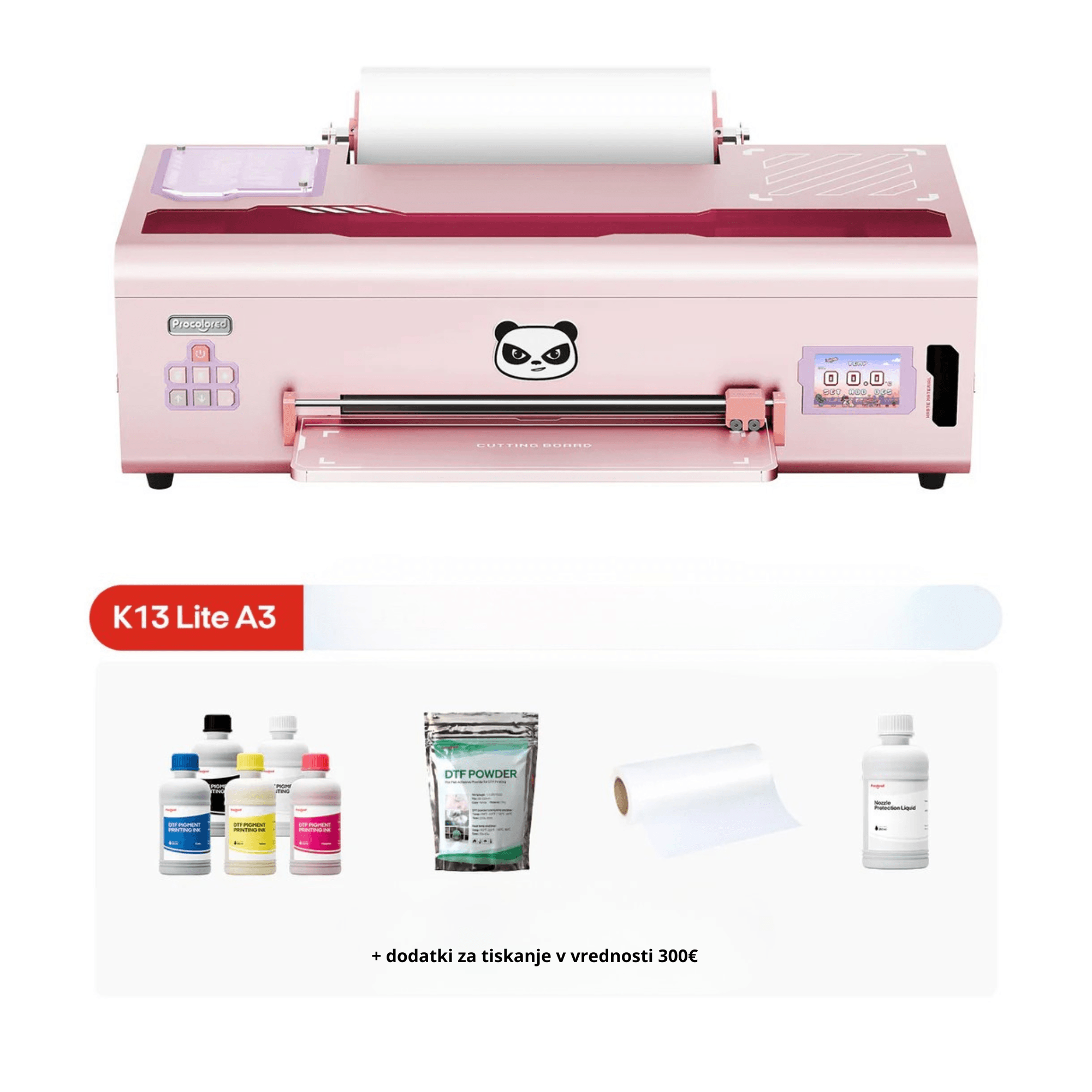 Procolored K13 Lite DTF Printer 13″ A3 – Roza