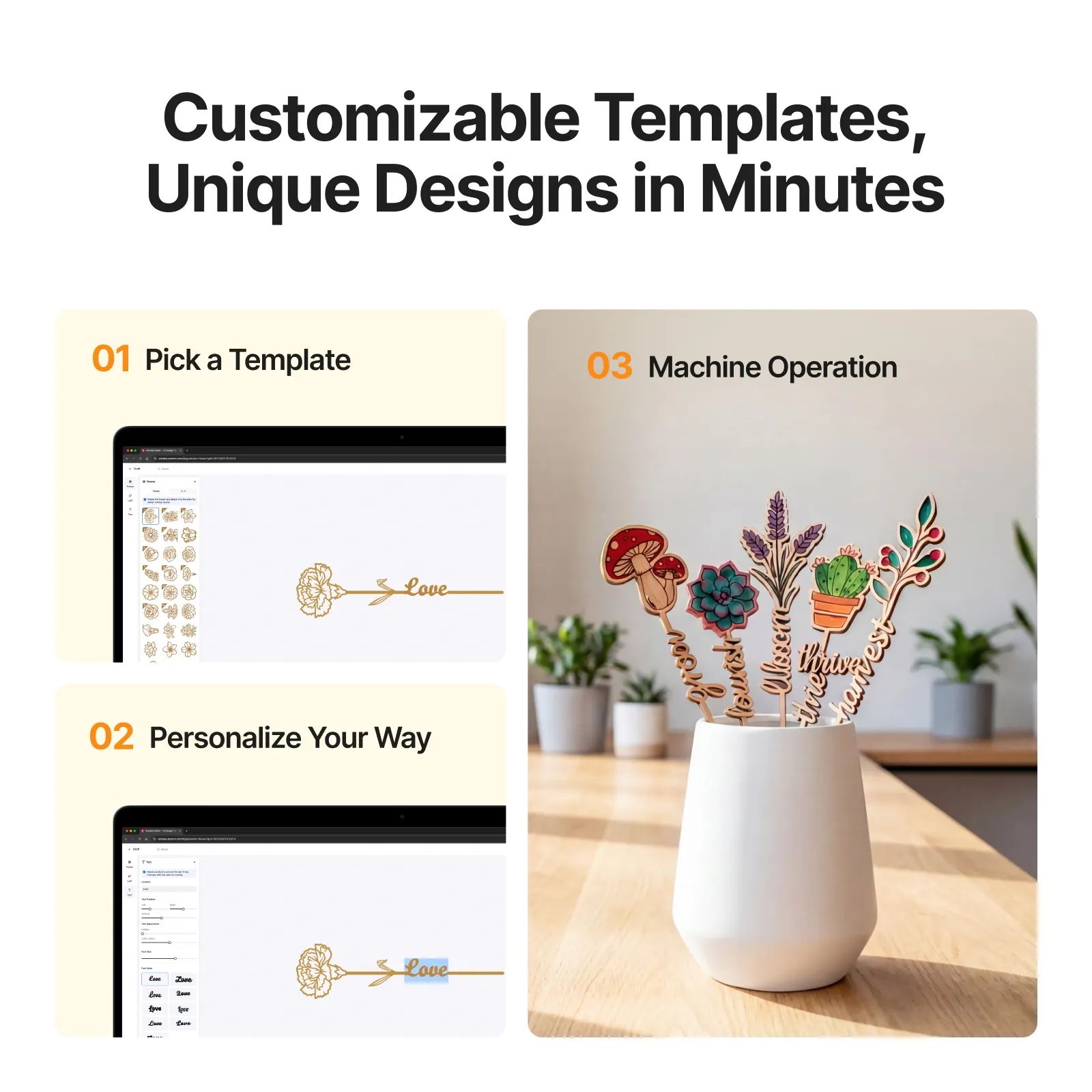xTool M2 Color Craft Laserski rezalnik & Graver 10W - Image 13