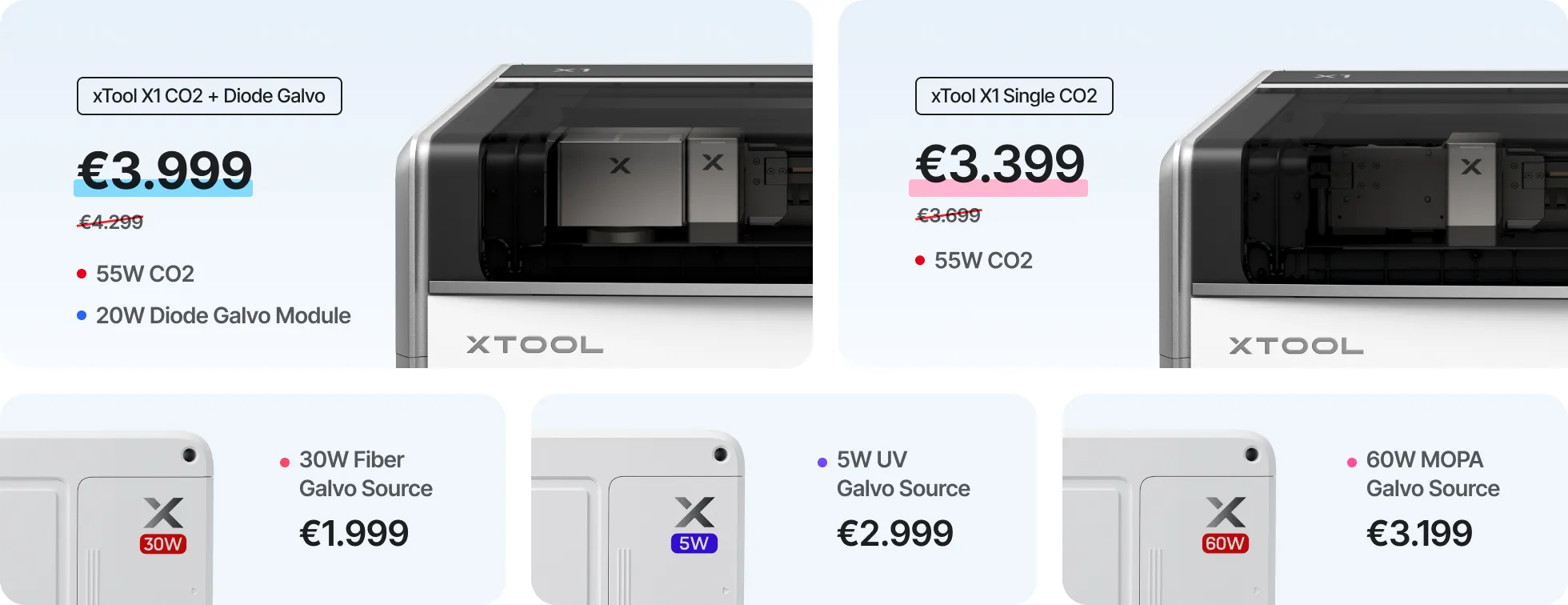NOVO! Xtool X1 All in one laser.
